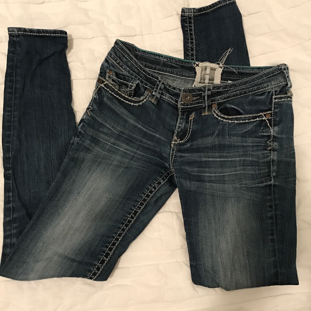 Hydraulic super skinny jeans